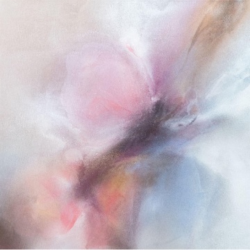  黃立煒 Blossoms 02 | 78cm x 78cm 
噴漆、亞克力 | 2025

