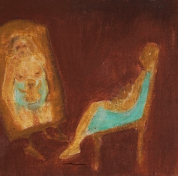 
孤獨(dú) Seule, 2009

木板丙烯 Acrylique sur bois, 18 x 18 cm

Photo : M.Malberti ? Cécile Savelli, ADGAP, Paris

