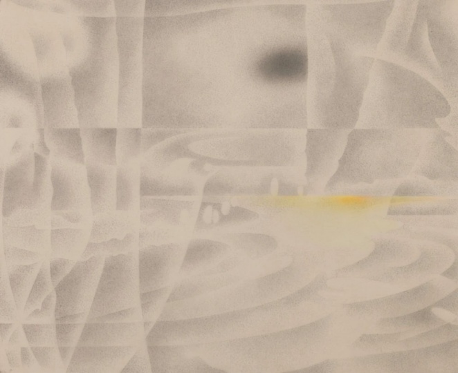  

《小太陽》180×220cm 墨、赤玉土、色粉、亞麻布 2024
