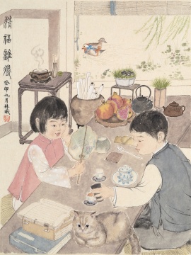 《清褔難得》42×32cm 紙本水墨 2023
