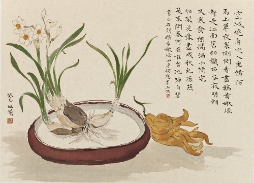 《冬日里》 26x36cm 紙本水墨 2013
