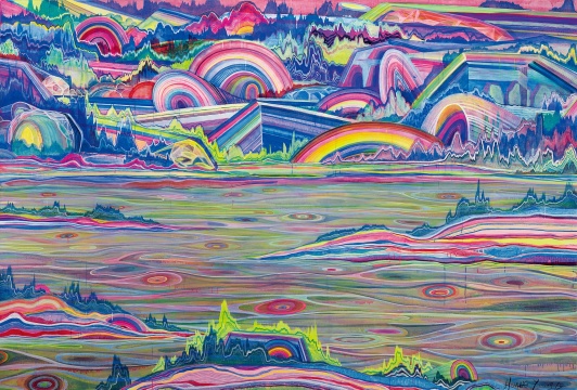 LOT 2075

黃宇興（B.1975）

黃河入?？谂缘男屡d城市

2019年作?布面丙烯

200×295 cm

簽 名：Huang Yuxing 19

稅：此件作品的交接地點(diǎn)為中國(guó)香港，具體信息請(qǐng)聯(lián)系北京永樂國(guó)際拍賣有限公司現(xiàn)當(dāng)代藝術(shù)部工作人員。

CNY 3,800,000 - 6,000,000
