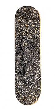 康鶴鳴 消失 80X20cm 滑板綜合材料 2022
