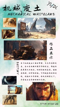 展覽作品《機(jī)械廢土》，米蘭設(shè)計(jì)周二等獎(jiǎng)